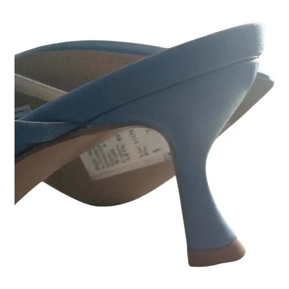 Alexandre Birman Tita 60 Slingback Heels Arctic Blue NWT Size 36